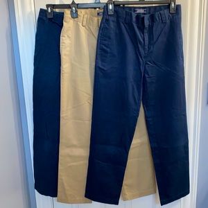 3 pairs of Land’s End boy pants size 14